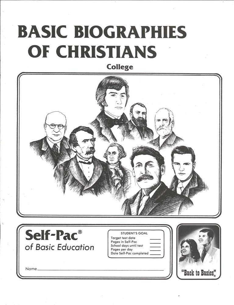 Biography of Christians 01 – Christian Education Europe Shop