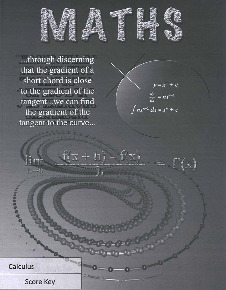 Cover Image for Maths 1139 - 1140 (formerly 1145 - 1146) Keys - Calculus
