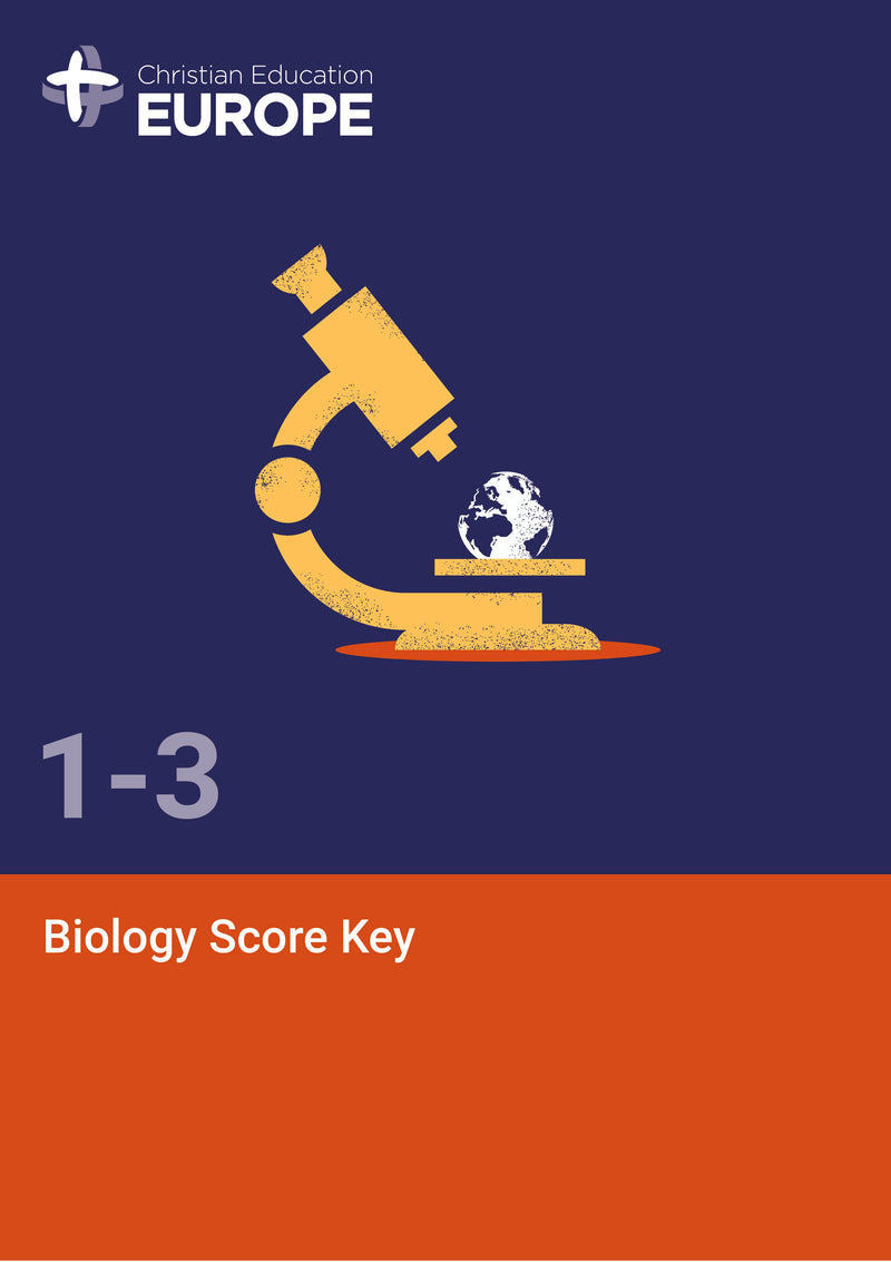 Biology Score Key 1-3