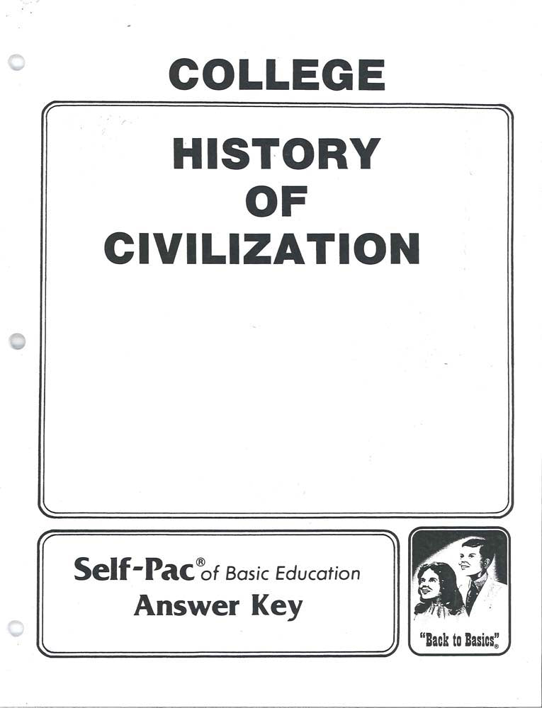 Cover Image for History of Civilization KEY 11-15