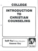 Cover Image for Intro. to Christian Counselling Keys 1-5
