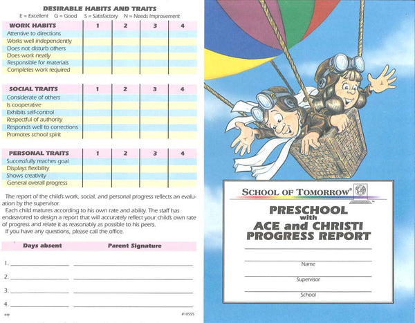 Cover Image for Preschool Progress Report (Pack of 10)